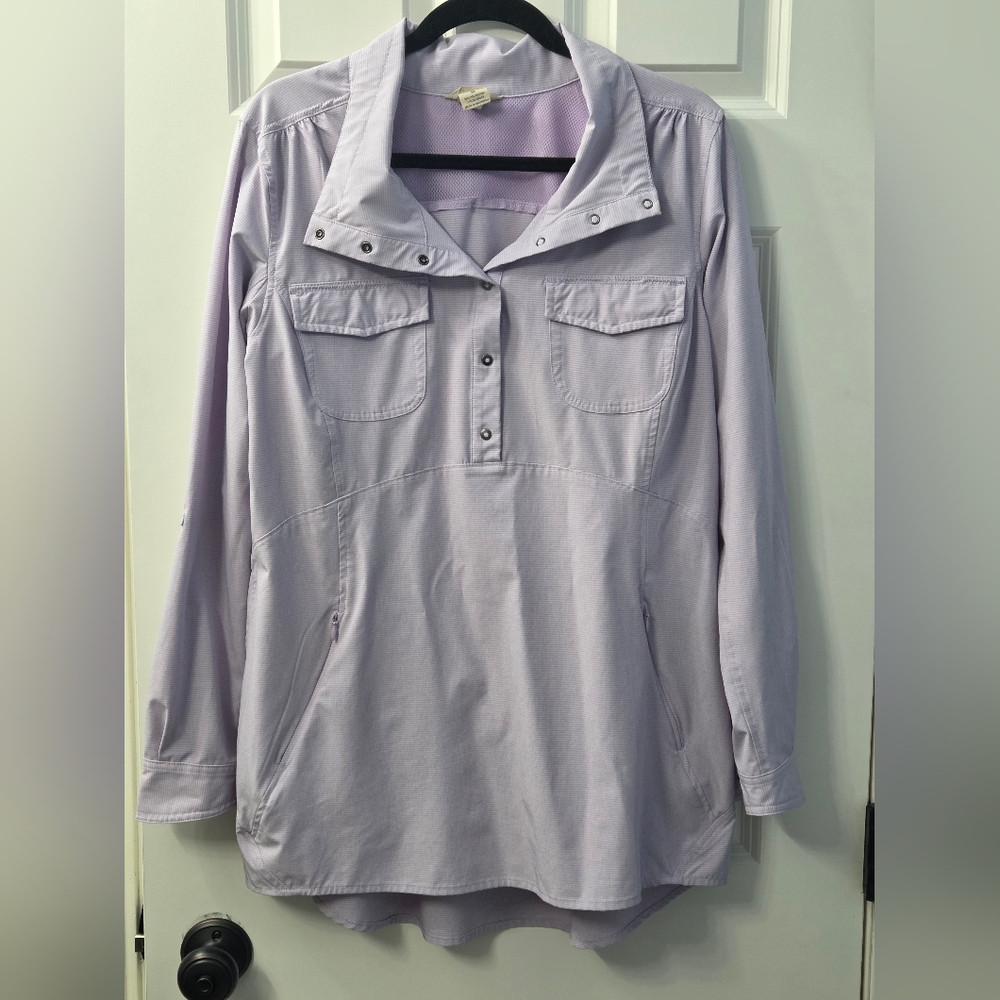 Duluth Trading Sol Survivor sun protection tunic Size M